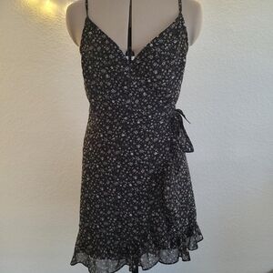 Hollister Ruffled Wrap Mini Dress